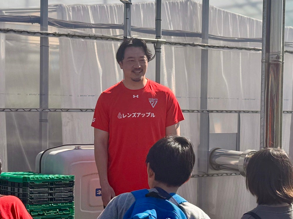 レポート】荒尾岳選手「G.CREW」いちご狩り実施のご報告 | 千葉ジェッツ